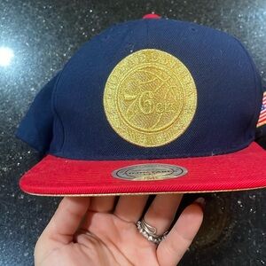 Nostalgia Co. 76ers Michell and Ness SnapBack
